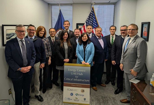 Representatives from the Energy Centric Hub for Critical Infrastructure in Virginia